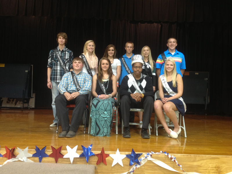 Creek Valley Homecoming Court The Sidney Sun Telegraph