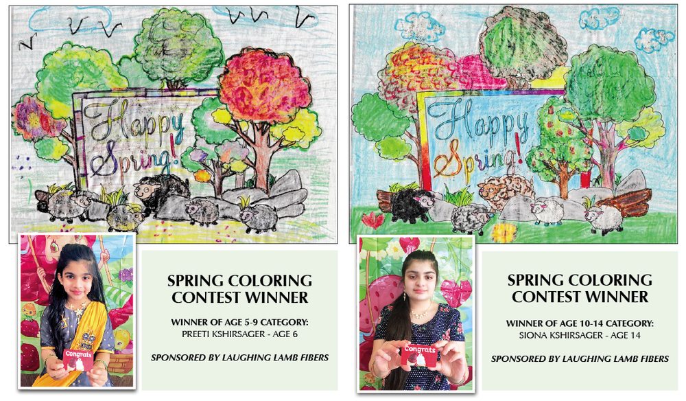 spring coloring contest winners  the sidney suntelegraph